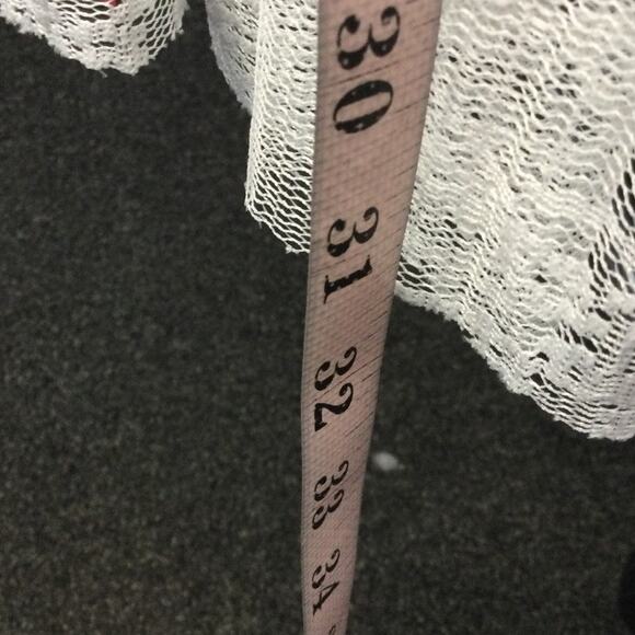 FLOWER GIRL 4-5Y white lace tiered ruffle wedding guest party maxi dress NEW B80 - Picture 3 of 6